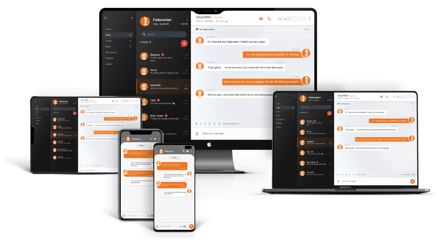 Safi Stealth Messenger Interface