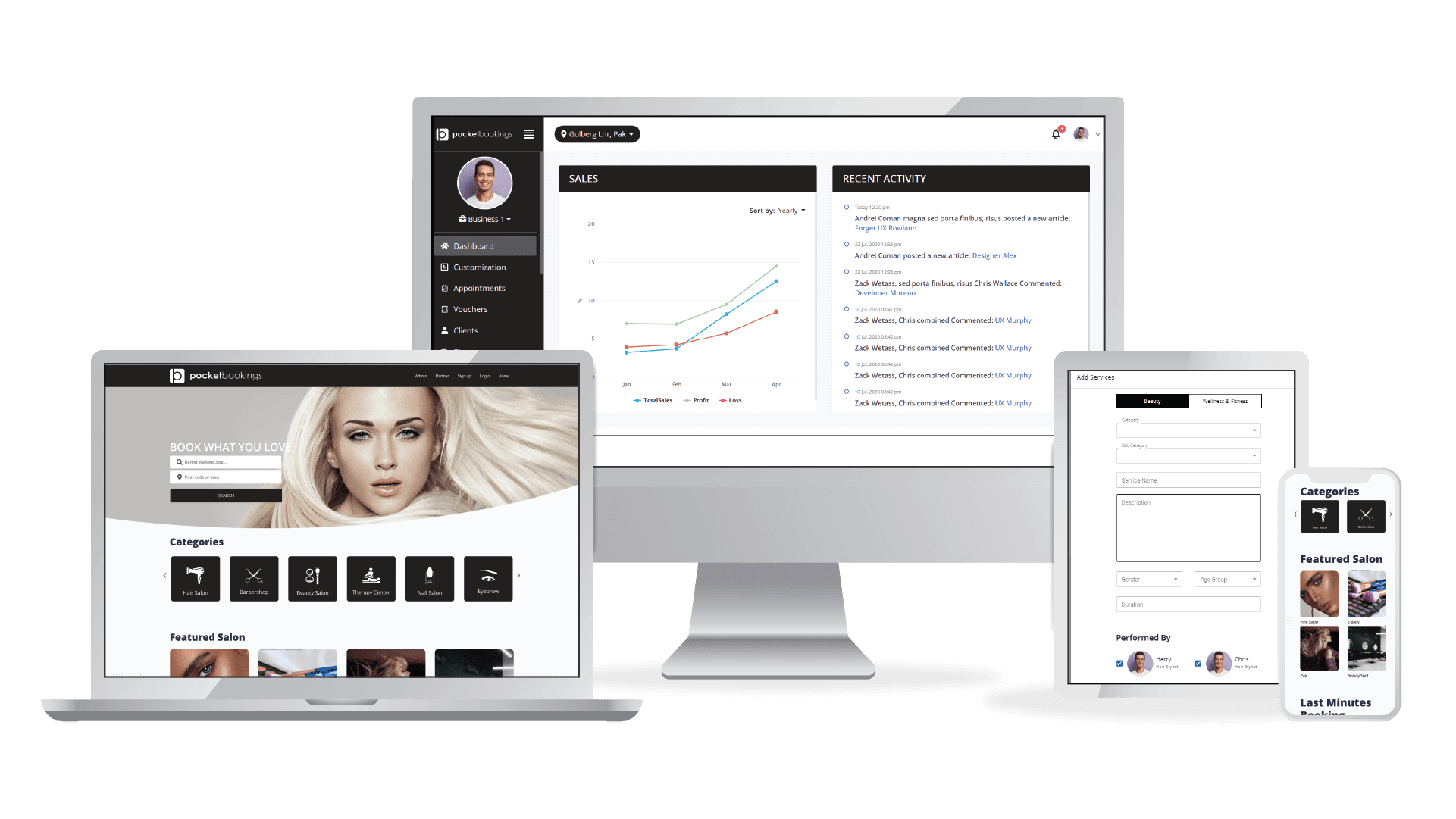 Pocket Booking Interface