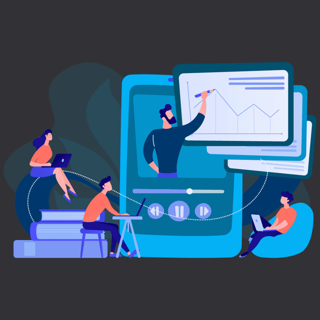 EduTech Platform Illustration