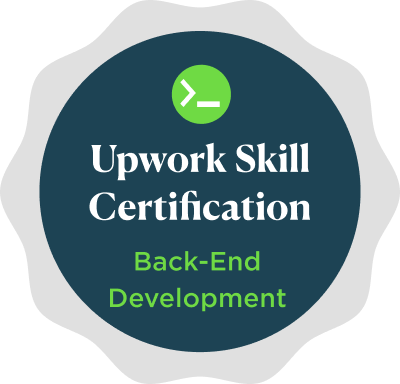 Upwork Skill Certification - Back-End Development